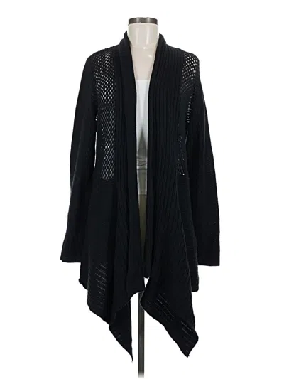Pre-owned Coldwater Creek Cardigan Sweater In Black