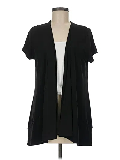 Pre-owned Coldwater Creek Cardigan Sweater In Black