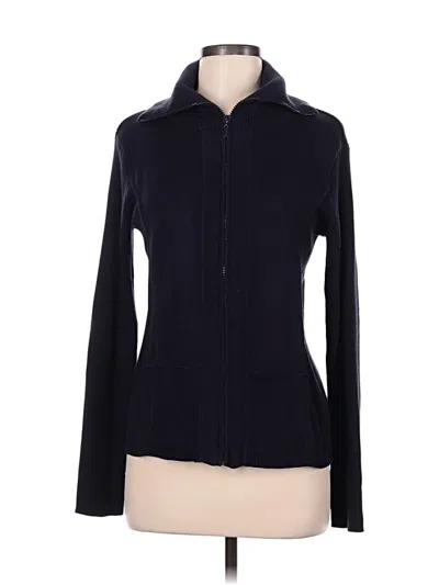 Pre-owned Coldwater Creek Cardigan Sweater In Black