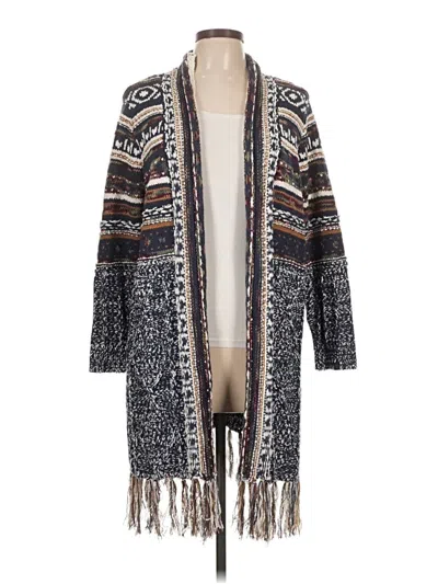 Pre-owned Coldwater Creek Cardigan Sweater In Blue