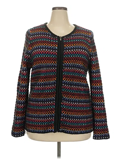 Pre-owned Coldwater Creek Cardigan Sweater In Blue