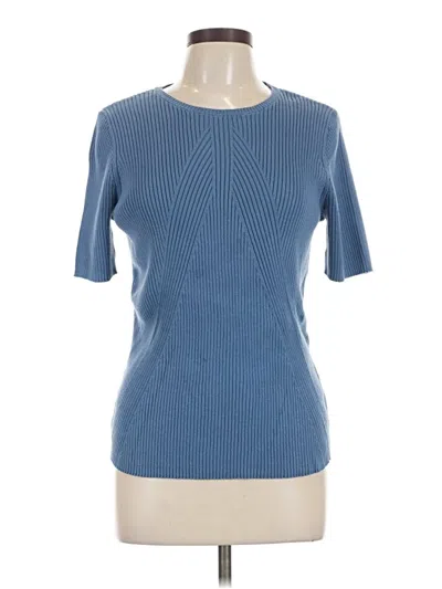Pre-owned Coldwater Creek Cardigan Sweater In Blue