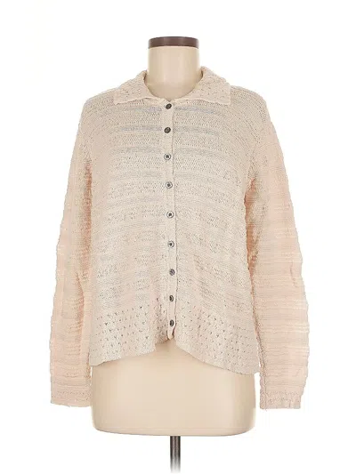 Pre-owned Coldwater Creek Cardigan Sweater In Brown