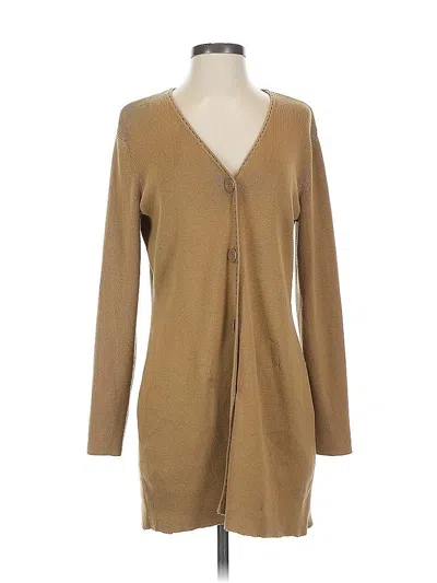 Pre-owned Coldwater Creek Cardigan Sweater In Brown