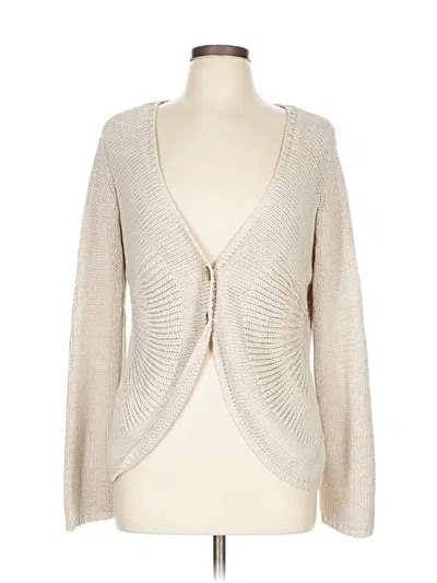 Pre-owned Coldwater Creek Cardigan Sweater In Brown