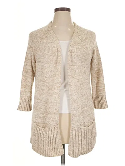 Pre-owned Coldwater Creek Cardigan Sweater In Brown