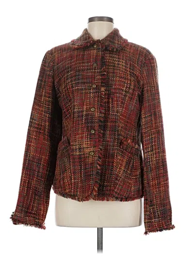 Pre-owned Coldwater Creek Cardigan Sweater In Brown