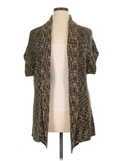 Pre-owned Coldwater Creek Cardigan Sweater In Brown