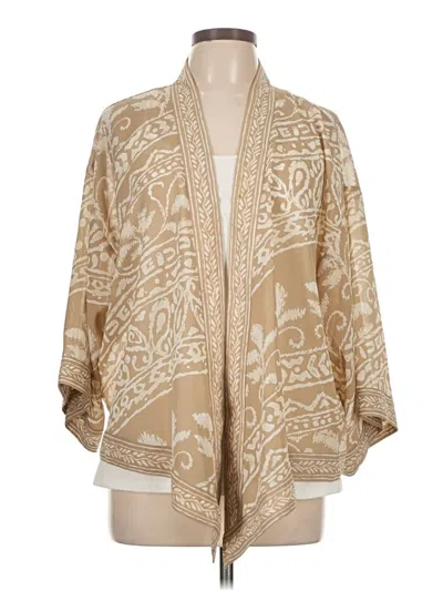Pre-owned Coldwater Creek Cardigan Sweater In Brown