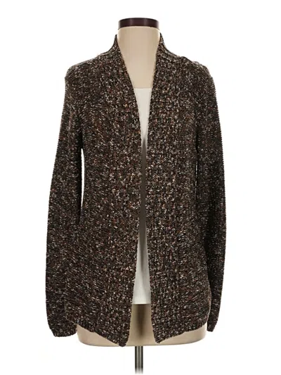 Pre-owned Coldwater Creek Cardigan Sweater In Brown