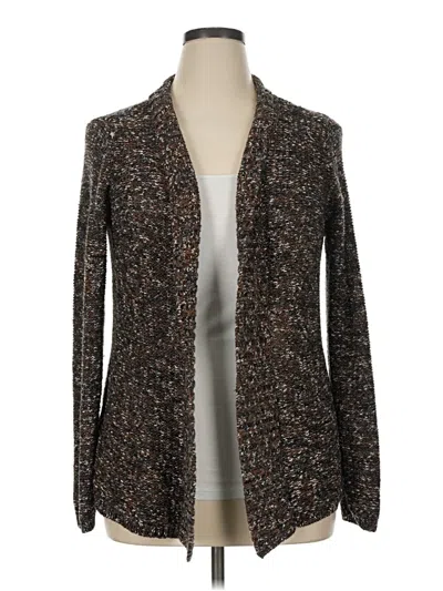 Pre-owned Coldwater Creek Cardigan Sweater In Brown