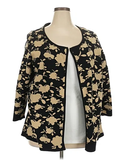 Pre-owned Coldwater Creek Cardigan Sweater In Gold