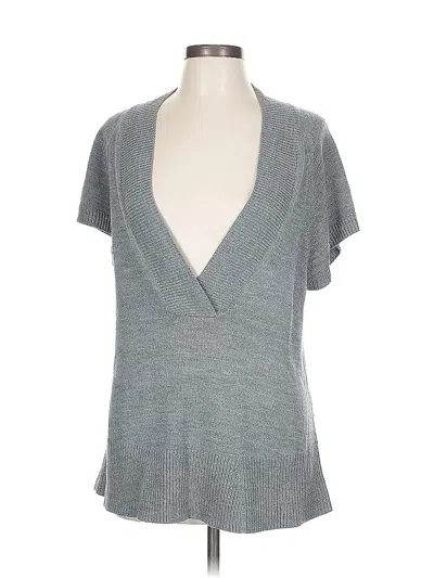 Pre-owned Coldwater Creek Cardigan Sweater In Gray