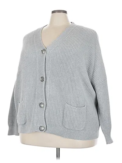 Pre-owned Coldwater Creek Cardigan Sweater In Gray