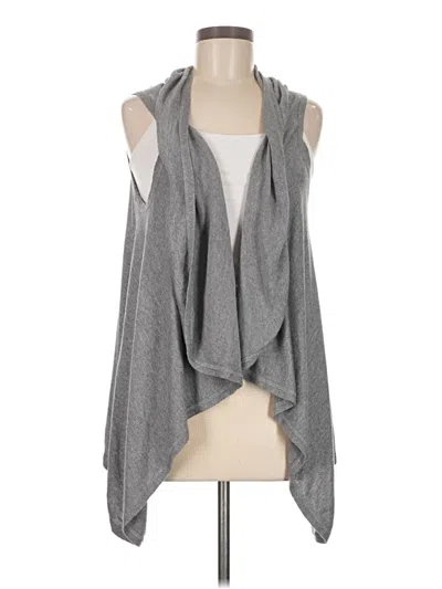 Pre-owned Coldwater Creek Cardigan Sweater In Gray