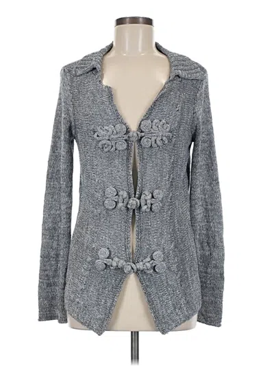 Pre-owned Coldwater Creek Cardigan Sweater In Gray