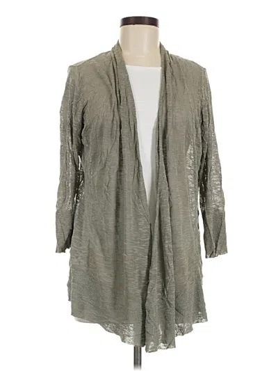 Pre-owned Coldwater Creek Cardigan Sweater In Gray