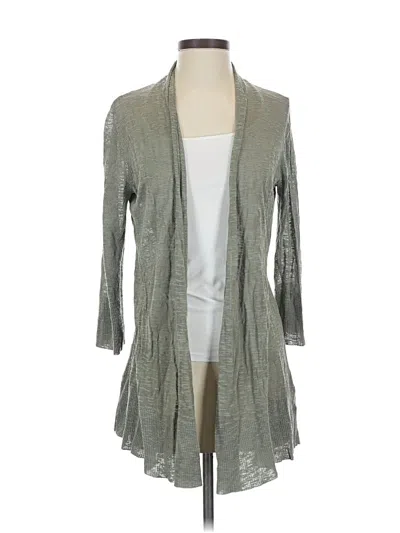 Pre-owned Coldwater Creek Cardigan Sweater In Gray