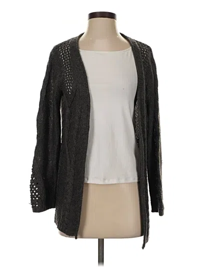Pre-owned Coldwater Creek Cardigan Sweater In Gray