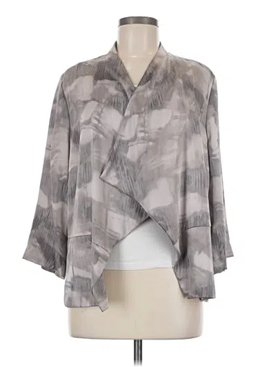 Pre-owned Coldwater Creek Cardigan Sweater In Gray