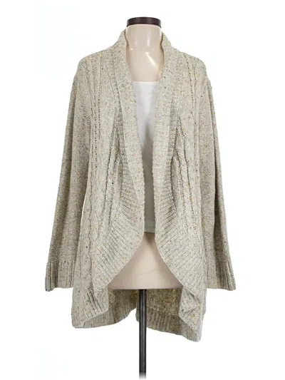 Pre-owned Coldwater Creek Cardigan Sweater In Gray
