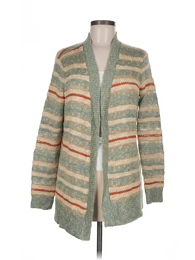 Pre-owned Coldwater Creek Cardigan Sweater In Green