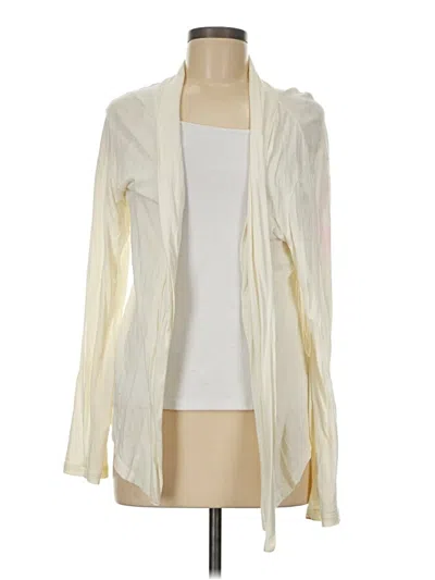 Pre-owned Coldwater Creek Cardigan Sweater In Ivory