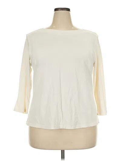 Pre-owned Coldwater Creek Cardigan Sweater In Ivory