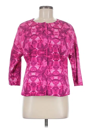 Pre-owned Coldwater Creek Cardigan Sweater In Pink