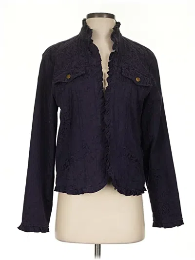 Pre-owned Coldwater Creek Cardigan Sweater In Purple