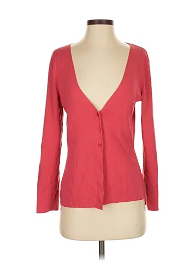 Pre-owned Coldwater Creek Cardigan Sweater In Red