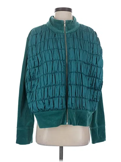 Pre-owned Coldwater Creek Cardigan Sweater In Teal
