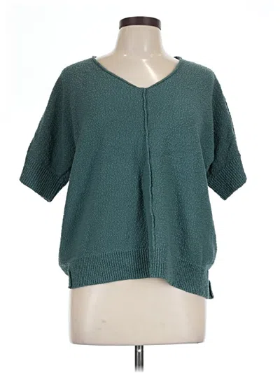 Pre-owned Coldwater Creek Cardigan Sweater In Teal