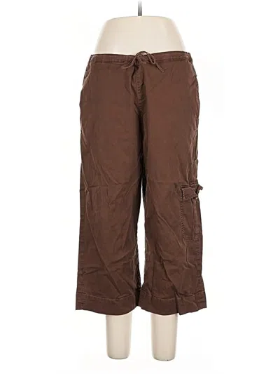 Pre-owned Coldwater Creek Cargo Pants In Brown