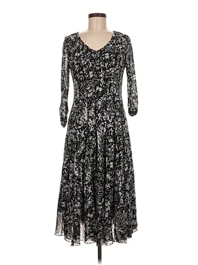 Pre-owned Coldwater Creek Casual Dress In Black