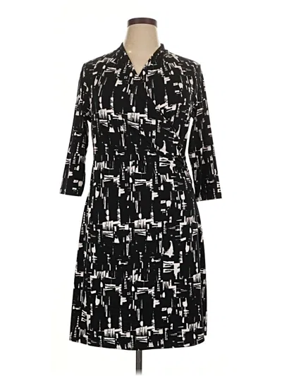 Pre-owned Coldwater Creek Casual Dress In Black