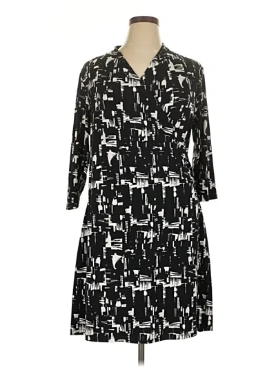 Pre-owned Coldwater Creek Casual Dress In Black