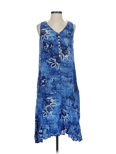 Pre-owned Coldwater Creek Casual Dress In Blue