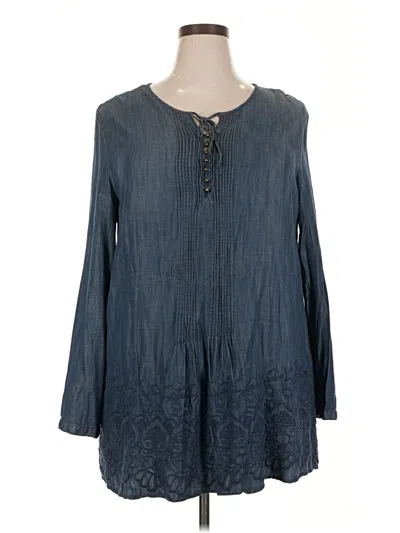 Pre-owned Coldwater Creek Casual Dress In Blue
