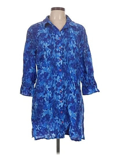 Pre-owned Coldwater Creek Casual Dress In Blue