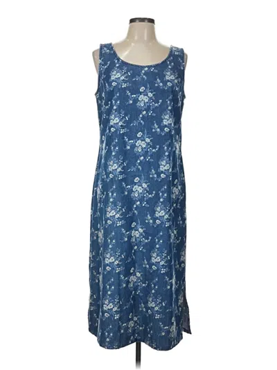 Pre-owned Coldwater Creek Casual Dress In Blue