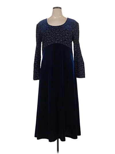 Pre-owned Coldwater Creek Casual Dress In Blue