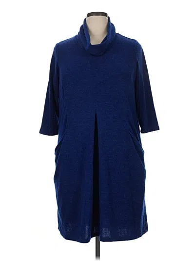 Pre-owned Coldwater Creek Casual Dress In Blue