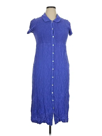 Pre-owned Coldwater Creek Casual Dress In Blue