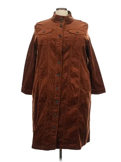 Pre-owned Coldwater Creek Casual Dress In Brown