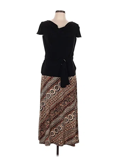 Pre-owned Coldwater Creek Casual Dress In Brown