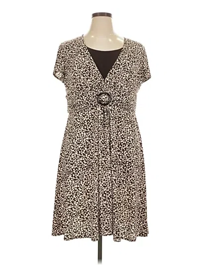 Pre-owned Coldwater Creek Casual Dress In Brown