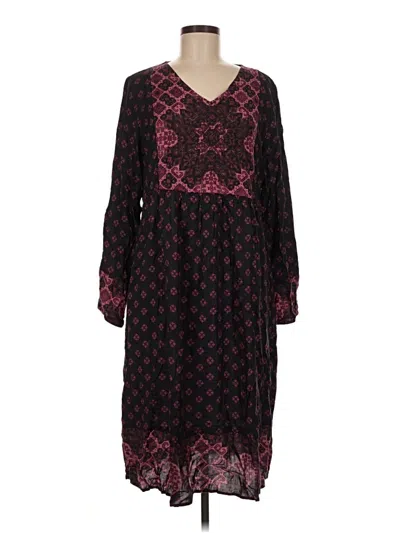 Pre-owned Coldwater Creek Casual Dress In Burgundy