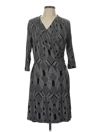 Pre-owned Coldwater Creek Casual Dress In Gray