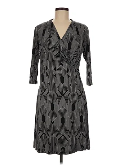 Pre-owned Coldwater Creek Casual Dress In Gray